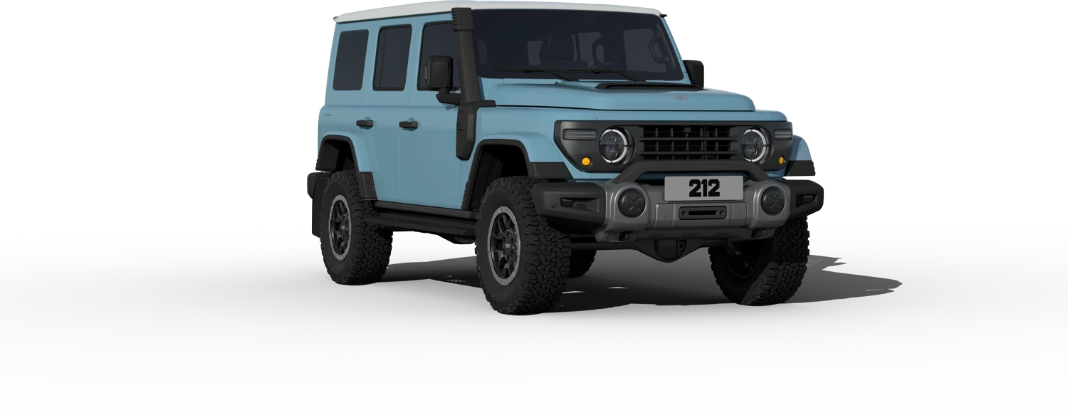 212 navigator · Azul / techo blanco